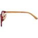 Eyekepper UV Protection Reading Glasses - Bamboo Look Anti-Reflective Red Frame & Yellow Tinted Lenses +3.0 - Buy Online on GoSupps.com
