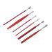 Ear Spoon Set Ergonomic Easy to Ear Wax Remover Set Itch Relief Anti Deform 6PCS Polished for Home Beauty Salon