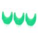 BESTYASH Barbe Verte Fausse Barbe et Moustache kit d'entretien de la Barbe pour Homme d guisement Saint Patrick Costume Saint Patrick St. Moustache du Jour de Patrick Barbe de Costume Green 3