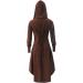 Gothic Clothes for Women plus Size Dress Dress Long Sleeved Hooded Strap Gothic Dresses for Women (Brown L) Brown Large - Buy Online on GoSupps.com