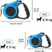 Retractable Dog Leash for All Sizes - 3m Blue Extendable Leash for Small Medium & Large Dogs - Buy Online on GoSupps.com