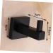 Alipis 2pcs Towel Hook Black Hooks for Hanging Coat Hook Towel Hanger Clothes Hook Accessories Matte - Buy Online on GoSupps.com