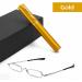 Buy Mini Slim Pen Reading Glasses - Portable Clip Case Compact Metal Frame Eyeglasses (Black 1.75X) for International Shipping - Buy Online on GoSupps.com