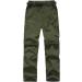 JOMLUN Boys Scout Convertible Hiking Pants - Army Green, Youth Cargo Trouser for Outdoor Climbing - Size 12-14 Years - Buy Online on GoSupps.com