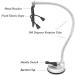 360 Degree Hair Dryer Stand | Hands-Free Stainless Steel Holder | Suction Mount for Smooth Glass Desktops - International Shipping Available - Buy Online on GoSupps.com