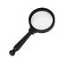 Lightweight Magnifying Glass 5X / 10X Hand-Held Optical Lens Black Magnifying Glass for Children Students and Elderly People to Read Books for Experimental Research Lofty Ambition