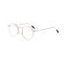 Sirain Blue Light Blocking Glasses Round Retro Eyeglasses Frame Stylish Anti Blue Ray Computer Game Glasses(non prescription) Golden-2