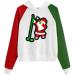 Bigfanshu Womans Tops Christmas Print Hooded Long Sleeves Sweatshirt Pullover Shirt - Buy Online on GoSupps.com