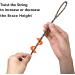Flemish D97 Bowstring Replacement for Longbow & Recurve Bow - 14-16 Strands - 56-68 inches - AMO 58 - Khaki/Black - Buy Online on GoSupps.com