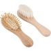 Natural Wooden Baby Hairbrush and Comb Set | Eco-Friendly Newborn Care for Toddlers - Buy Online on GoSupps.com