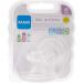 MAM Flexible Spray Tip Silicone Transparent - 4+ Months - Set of 2 - 2 Count - Buy Online on GoSupps.com
