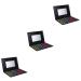 Healeved 3 Pcs 88 Shadow Palette Eye Makeup Pallet Woman Eyeshadow Eye Shadow Plate Plastic 1 count (Pack of 1) Assorted Colorx3pcs