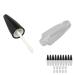 Lipgloss Tubes 12ml Transparent Empty Lip Gloss Tubes for Home for Travel