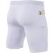 Anawakia Men's Compression Shorts 2 Pack, White & Black, Small - Running Underwear for Workout and Athletic Performance with Pocket - Buy Online on GoSupps.com