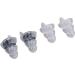 4Pcs Concert Ear Plugs - Noise Reduction Silicone Earplugs for Musicians | Ergonomic Drummer Hearing Protection - Buy Online on GoSupps.com