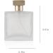 Frosted Glass Perfume Atomizer | Refillable 50ml Spray Bottle for Men & Women | International Shipping Available - Buy Online on GoSupps.com