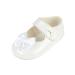 Early Days Baypods Baby Shoes for Girls Soft Soled Pre Walker Shoes Soft Faux Leather Baby Shoes Made in England 1 UK Child White Patent