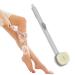 PUNELE Long Handle Liquid Bath Brush Detachable Back Body Bath Scrubber Exfoliating Soap Dispensing Bath Brush Grau 36*9*4.2cm