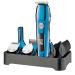 Hair Clippers for Men All in one LCD Adjustable speeds Hair Trimmer Multifunction Beard Grooming Facial Body Hair Clipper elelctric Hair Cutting Set (Color : Blue)
