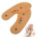 Magnetic Insoles for Men Women Acupuncture Points Massaging Shoes Pads Breathable Cure Foot Odor Orthotic Shoe Inserts(Size 35-40)