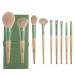 10 Qingluo Makeup Brush Set Blush Loose Powder Eyeshadow Brush Beauty Tool(As the picture shows D) As the picture shows D