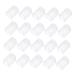 CALLARON 10 Pairs High Heel Protectors for Shoes Heel Tips Replacement Stiletto Heel Protectors High Heel Protectors for Grass Clear Heel Stoppers Heel Repair Caps Bagged Miss Dancing Shoes