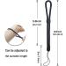 5PCS Adjustable Nylon Wrist Lanyard Set for Cell Phone, Camera, GoPro - Black - Buy Online on GoSupps.com