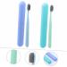 Minkissy Extra Soft Manual Toothbrush Set - Natural Wheat Fiber with Colorful Containers - Ideal Tooth Cleaning Tools for Adults - Perfect Gift - Buy Online on GoSupps.com