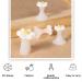 Silicone Daisy Toe & Finger Separators - 8 Pack | Nail Art Pedicure DIY Tools - Buy Online on GoSupps.com