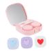 Solustre 4 sentences contact lens container contact lenses case glasses frames glasses organizer container for bags small lens holder colored lens