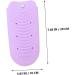 Heat Resistant Hair Curler Insulation Pouch - Silicone Travel Storage Bag for Curling Iron - 20x10cm Purple - Buy Online on GoSupps.com