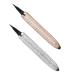 Lot de 2 Eyeliners Auto-adh sifs Waterproof 2 Pcs Pointe Ultra-fine Rose Dor pour Maquillage Quotidien et Soir e
