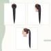 Ombre Synthetic Wrap Around Ponytail Extension 24 Inch - Dark Black Straight Ponytail Extensions - Buy Online on GoSupps.com