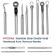 8 Pcs Ear Pick & Blackhead Remover Kit with Storage Box - Earwax Removal & Cleansing Tool Set - Buy Online on GoSupps.com