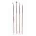 4-Piece Blackhead Remover Kit | Stainless Steel Acne Removal Tools & Comedon Extractor | Pimple Treatment Set - Buy Online on GoSupps.com
