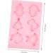 MAGICLULU 5pcs Fruit Cake Mold Clay Molds Silicone Bakeware Biscuit DIY Mould Baking Mold Dessert Mould Non Stick Candy Mold Santa Cake Mold Non Stick Fondant Mold Sample Silica Gel Popsicle 32X18CMx5pcs - Buy Online on GoSupps.com