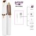 Automatic Eyebrow Repair Mini Scraping Eyebrow Knife Cute Eyebrow Trimmer for Personal Care Gold 1 Piece - Buy Online on GoSupps.com