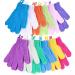 Exfoliating Gloves  Anezus 12 Pairs Scrub Gloves Exfoliating Shower Bath Scrub Gloves Bulk for Shower  Bath and Body Scrub Exfoliator (12 Colors)
