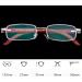 Shop Stylish Unisex Light Blocking Reading Glasses - 2.0 Full Frame Bamboo Spectacles for Comfort and Clarity - Buy Online on GoSupps.com