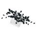 Ipetboom Prom Tiara Crystal Side Hair Comb Hair Accessories for Bride Bridal Crystal Hair Comb Wedding Headpiece Bridal Comb Barrette Bridal Headdress Simple Rhinestones Bridesmaid Hair up