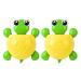 Cabilock toothbrush holder 2 pieces Cute children cartoon toothbrush holder suction toothbrush holder toothbrush toothpaste holder toothbrush holder family organizer for children's toothbrushes yellow 12.5*16.5cm
