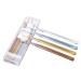 HAPINARY 8 Pieces Boxes Adult Toothbrush Toothbrushes Suit Bristle Toothbrush