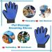 Pet Glove Grooming Tool + Furniture Pet Hair Remover Mitt for Cat & Dog - Deshedding Brush with Gentle Rubber Tips - Soft Massage Groomer Mitt (1 Right Hand) - Buy Online on GoSupps.com