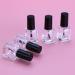 Beaupretty 15pc Empty Nail Polish Glass Bottles - 5ml Clear Bottles with Brushes for Nail Art - Buy Online on GoSupps.com