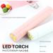 dijiusidy Nail Dryer 3W USB LED Mini Flashlight Pocket Travel Manicure Lamp Professional Single Fingernail DIY Gel Light White - Buy Online on GoSupps.com