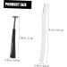 Balacoo 8 Sets Portable Eyebrow Trimmer & Brow Razors - Stainless Steel Beauty Tools for Women & Men Grooming - Buy Online on GoSupps.com