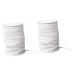 Clispeed 2st rubber band Earring cord Stretch tapes stretch band Elastic replacement strap elastic rope for mask elasticity ear hooks loop elastic cord spool 7312x0.3cmx2pcs