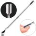Stainless Steel Cuticle Pusher Dual Sided Nail Art Tool Edge Spoon Shaped Remover and Cleaner for Manicure Professional Grade Durable and Hygienic Ideal for Home and Salon Use - Buy Online on GoSupps.com