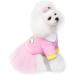 Luxury Pink Tutu Dog Dress for Puppies | Princess Style Wedding Outfit | Cotton Rock Clothing for Small Dogs - Size M - Buy Online on GoSupps.com
