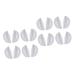 Mobestech 10 Pairs Plantar Inserts Orthotic Insole Arch Foot Cushions Insoles for Plantar Athletic Inserts Reusable Arch Cushions High Arch Inserts Arch of Foot Miss
